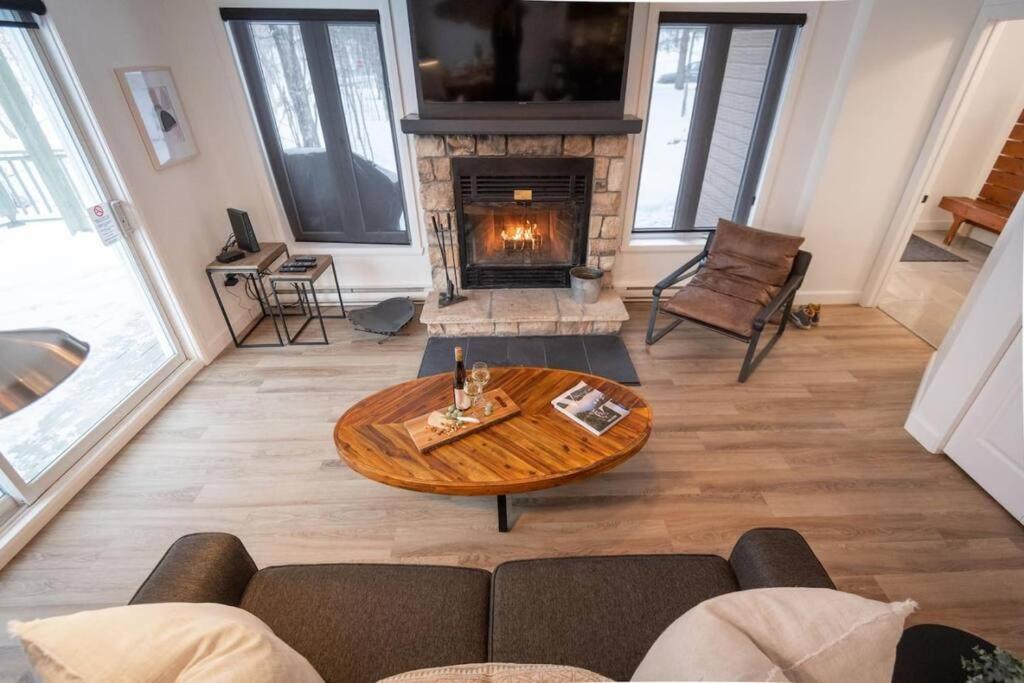 L'Erabliere Tremblant Ski Inout Condo W 2Bdrs Mont-Tremblant Exteriör bild